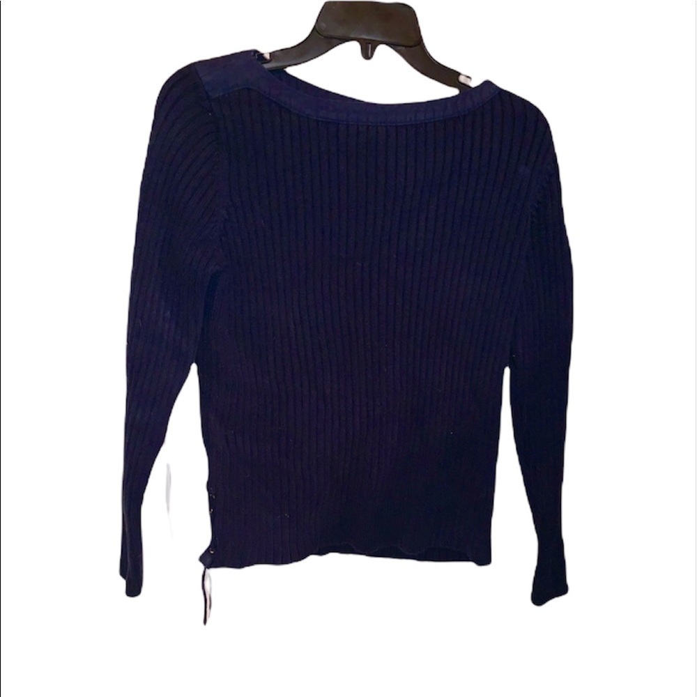 Lauren Ralph Lauren 100% cotton navy sweater
